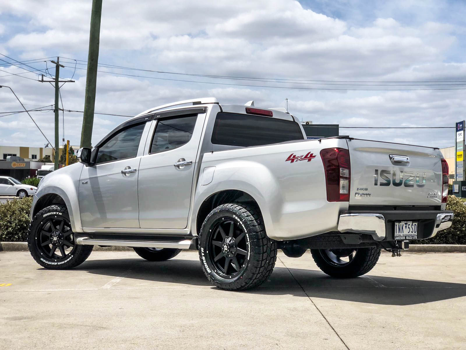 Isuzu Dmax On Hussla Stealth Matte Black 4 Of 4 Hussla Wheels Off