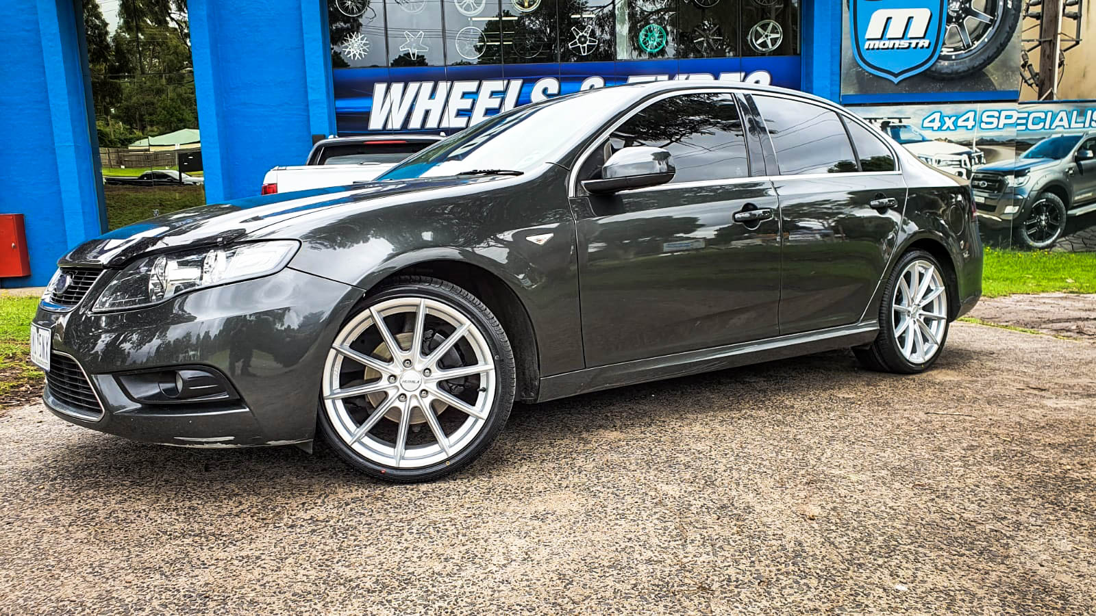 Ford Falcon G6 On Hussla Moz Bright Silver 4 Of 4 Hussla Wheels Off