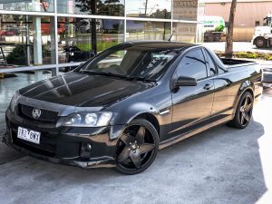 holden commodore ute on hussla ftw matte black 1 of 4