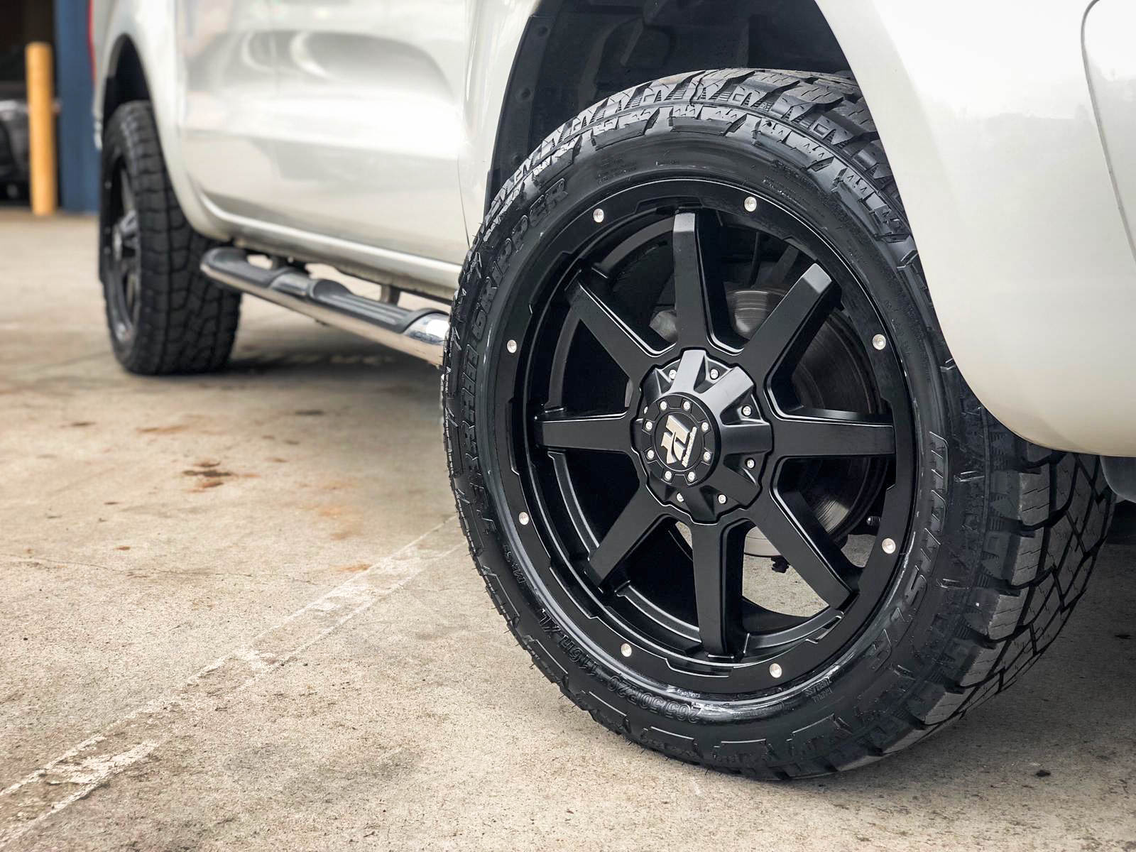 Ford Ranger On Hussla Stealth Matte Black 1 – Hussla Wheels Off-road 